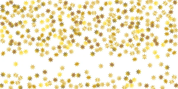 Golden alkalmi konfetti háttér. — Stock Vector