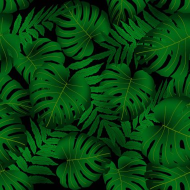 Vektörsüz tropikal desen