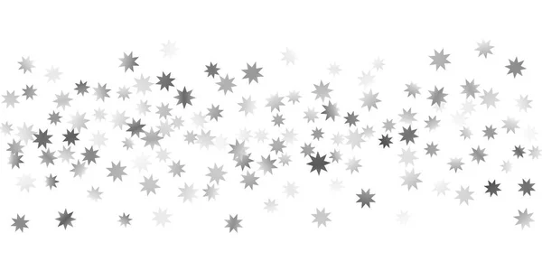 Estrellas cayendo sobre un fondo blanco . — Vector de stock