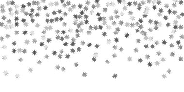 Beyaz bir arka plan üzerinde sabit yıldız.