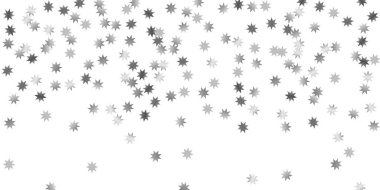 Beyaz bir arka plan üzerinde sabit yıldız.