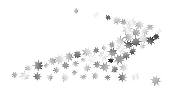 Falling stars on a white background. — Stock Vector