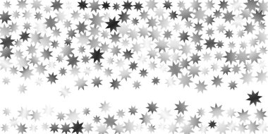 Beyaz bir arka plan üzerinde sabit yıldız.