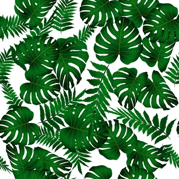 Modèle tropical sans couture vectoriel — Image vectorielle