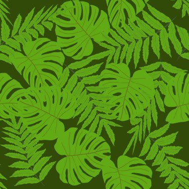 Vektörsüz tropikal desen