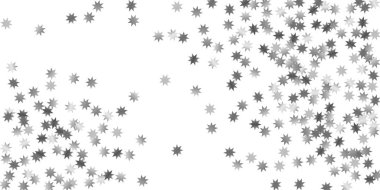 Beyaz bir arka plan üzerinde sabit yıldız.