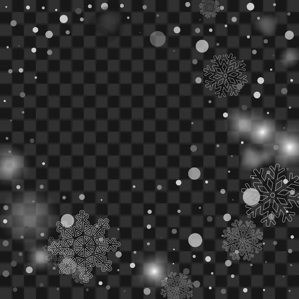 Nieve de Navidad. Nieve . — Archivo Imágenes Vectoriales