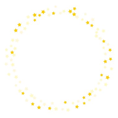 Beyaz zemin üzerine altın yıldız-konfeti Güz.