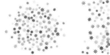 Beyaz bir arka plan üzerinde sabit yıldız.