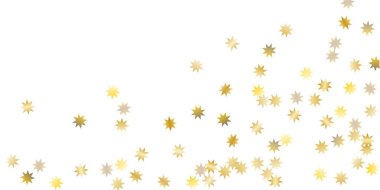 Altın konfeti arka planı.