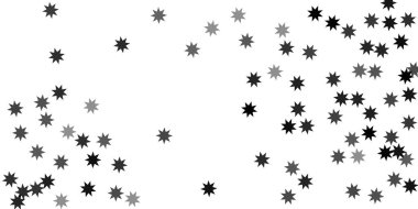 Beyaz bir arka plan üzerinde sabit yıldız.