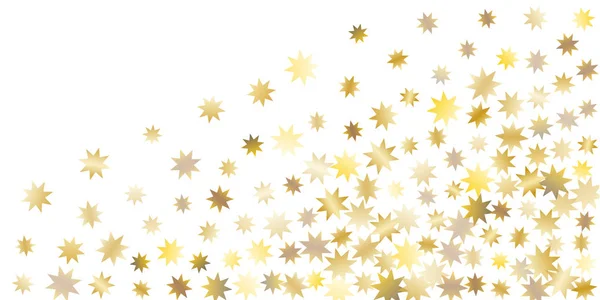 Golden casual confettis fond. — Image vectorielle