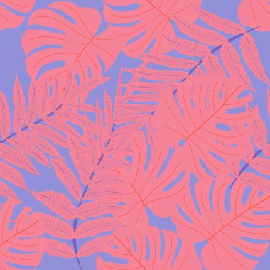 Vektörsüz tropikal desen