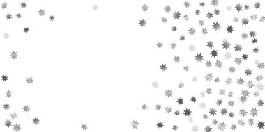 Beyaz bir arka plan üzerinde sabit yıldız.