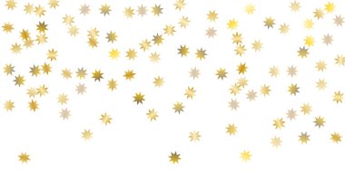 Altın konfeti arka planı.