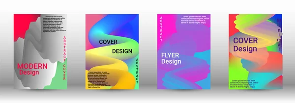 Minimum vector coverage. Set of abstract covers. — Stock Vector