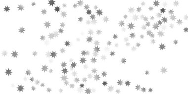 Beyaz bir arka plan üzerinde sabit yıldız.