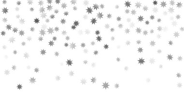 Beyaz bir arka plan üzerinde sabit yıldız.