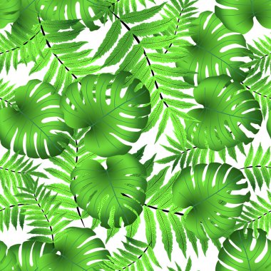 Vektörsüz tropikal desen