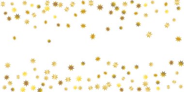 Altın konfeti arka planı.