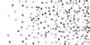 Beyaz bir arka plan üzerinde sabit yıldız.