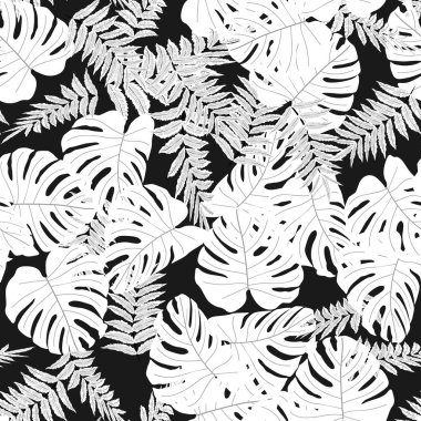 Vektörsüz tropikal desen