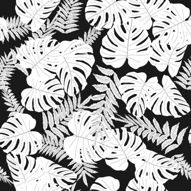 Vektörsüz tropikal desen