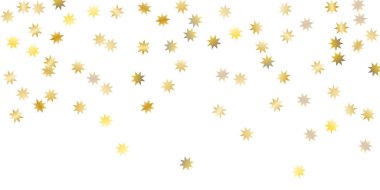 Altın konfeti arka planı.