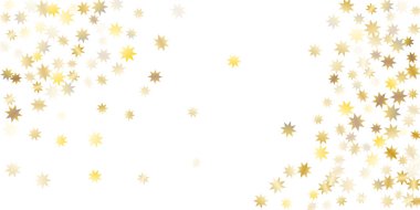 Altın konfeti arka planı.