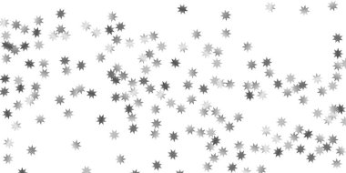 Beyaz bir arka plan üzerinde sabit yıldız.