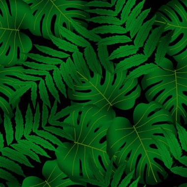 Vektörsüz tropikal desen