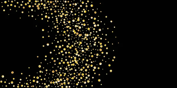 Glitter confetti dourado —  Vetores de Stock