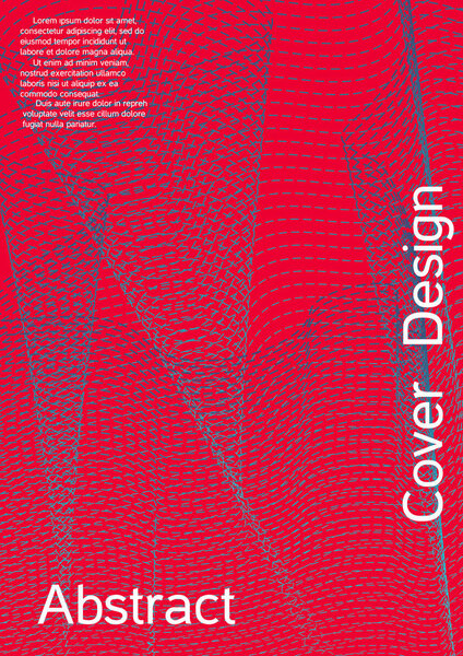 Cover design with abstract lines.