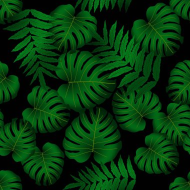 Vektörsüz tropikal desen