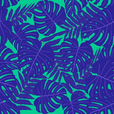 Vektörsüz tropikal desen