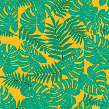 Vektörsüz tropikal desen