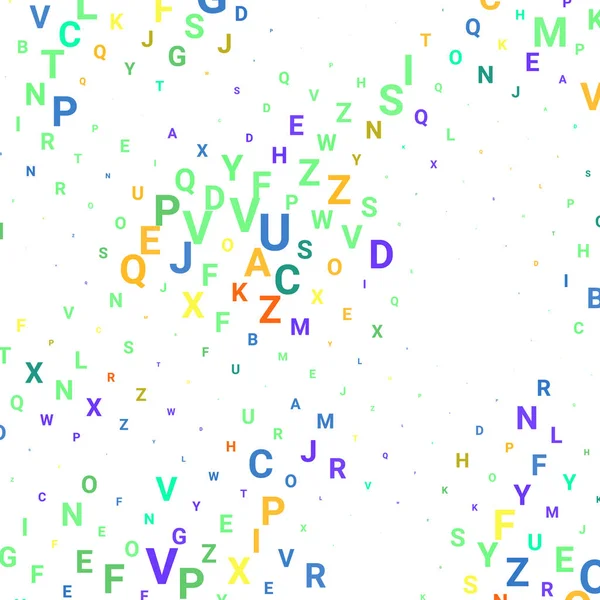 Abstrakte Textur mit Buchstaben. — Stockvektor