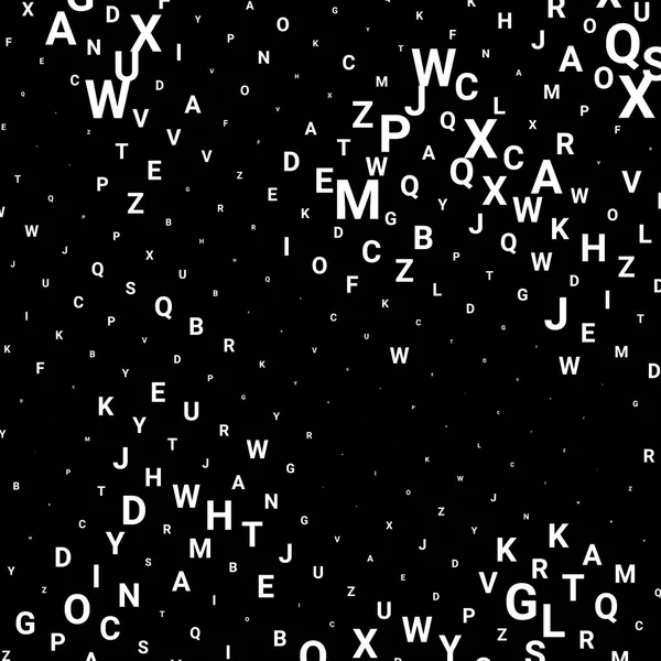 Textura abstrata com letras . — Vetor de Stock