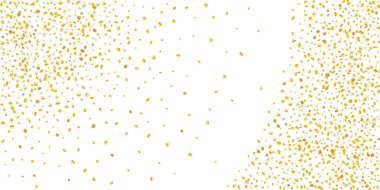 Altın parıltılı konfeti