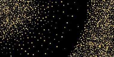 Altın parıltılı konfeti