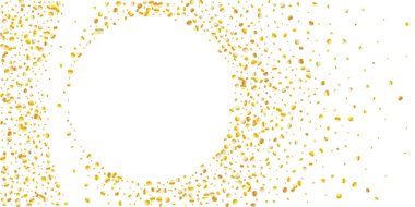 Altın parıltılı konfeti