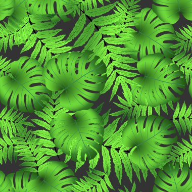 Vektörsüz tropikal desen