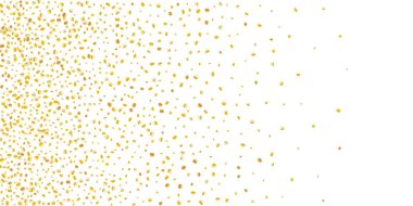 Altın parıltılı konfeti