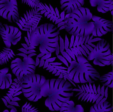 Vektörsüz tropikal desen