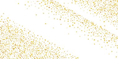Altın parıltılı konfeti