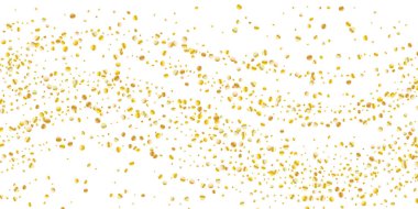 Altın parıltılı konfeti