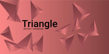 Üçgen arka plan. Üçgen piramitlerin soyut bileşimi.