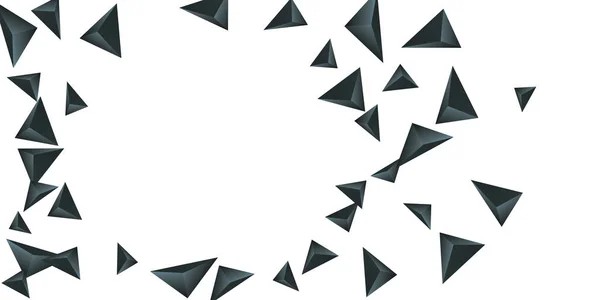 Fond triangulaire. Composition abstraite des triangles 3d. — Image vectorielle