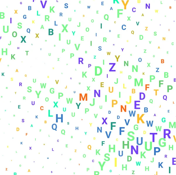 Abstrakte Textur mit Buchstaben. — Stockvektor