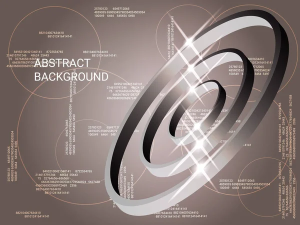 Cercles géométriques scintillent sur le fond . — Image vectorielle